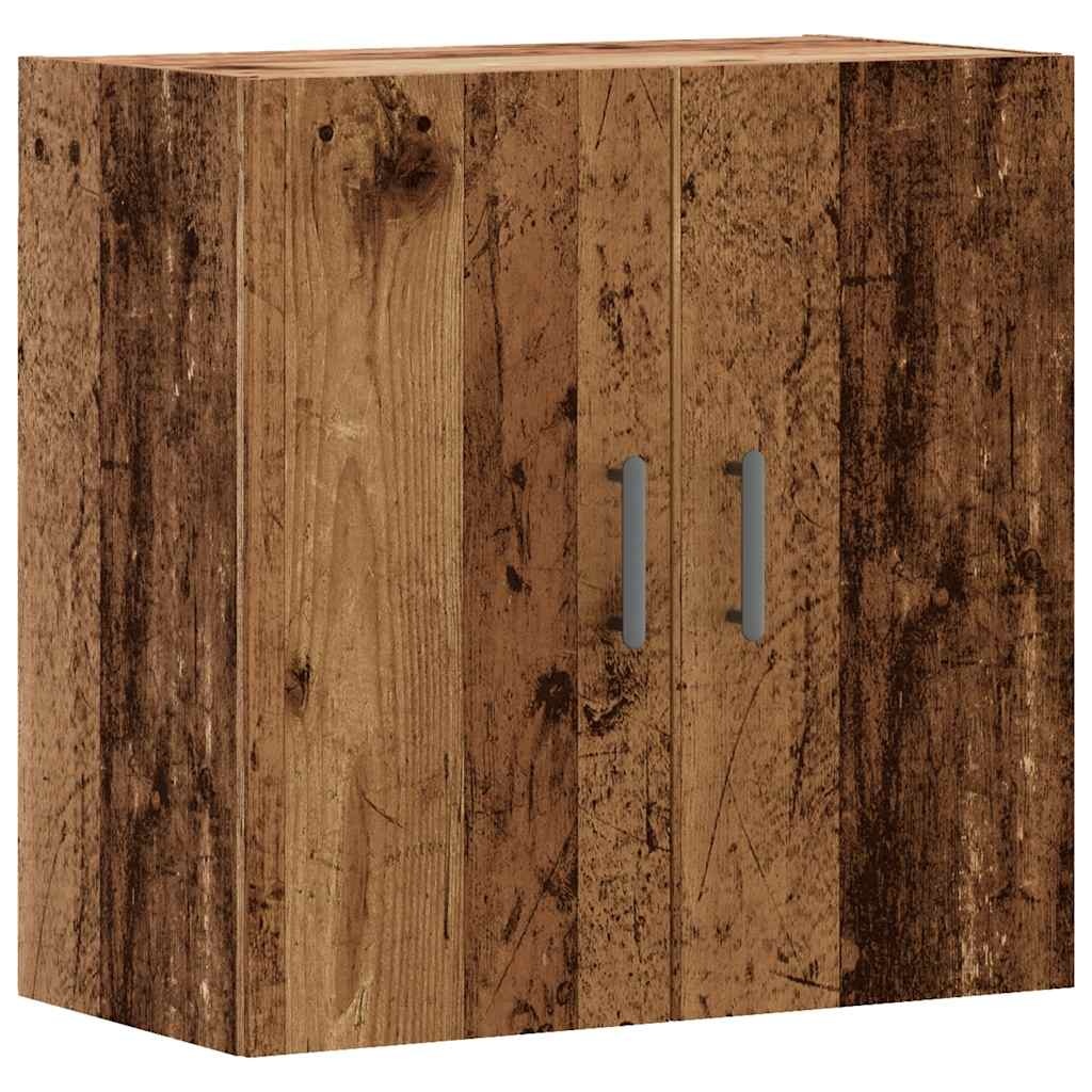VidaXL Wandkast 60x31x60 cm bewerkt hout oud houtkleurig