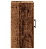VidaXL Wandkast 60x31x60 cm bewerkt hout oud houtkleurig