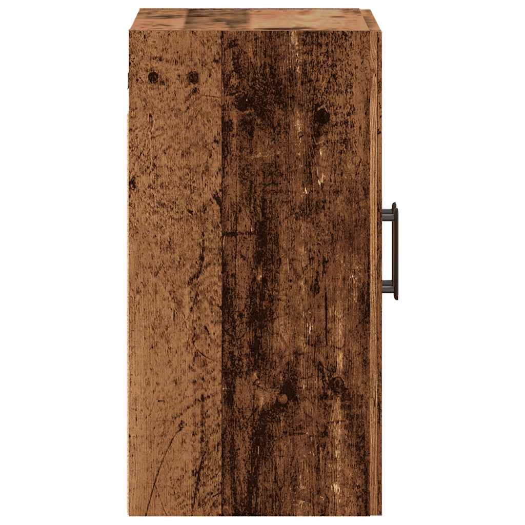 VidaXL Wandkast 60x31x60 cm bewerkt hout oud houtkleurig