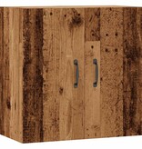 VidaXL Wandkast 60x31x60 cm bewerkt hout oud houtkleurig