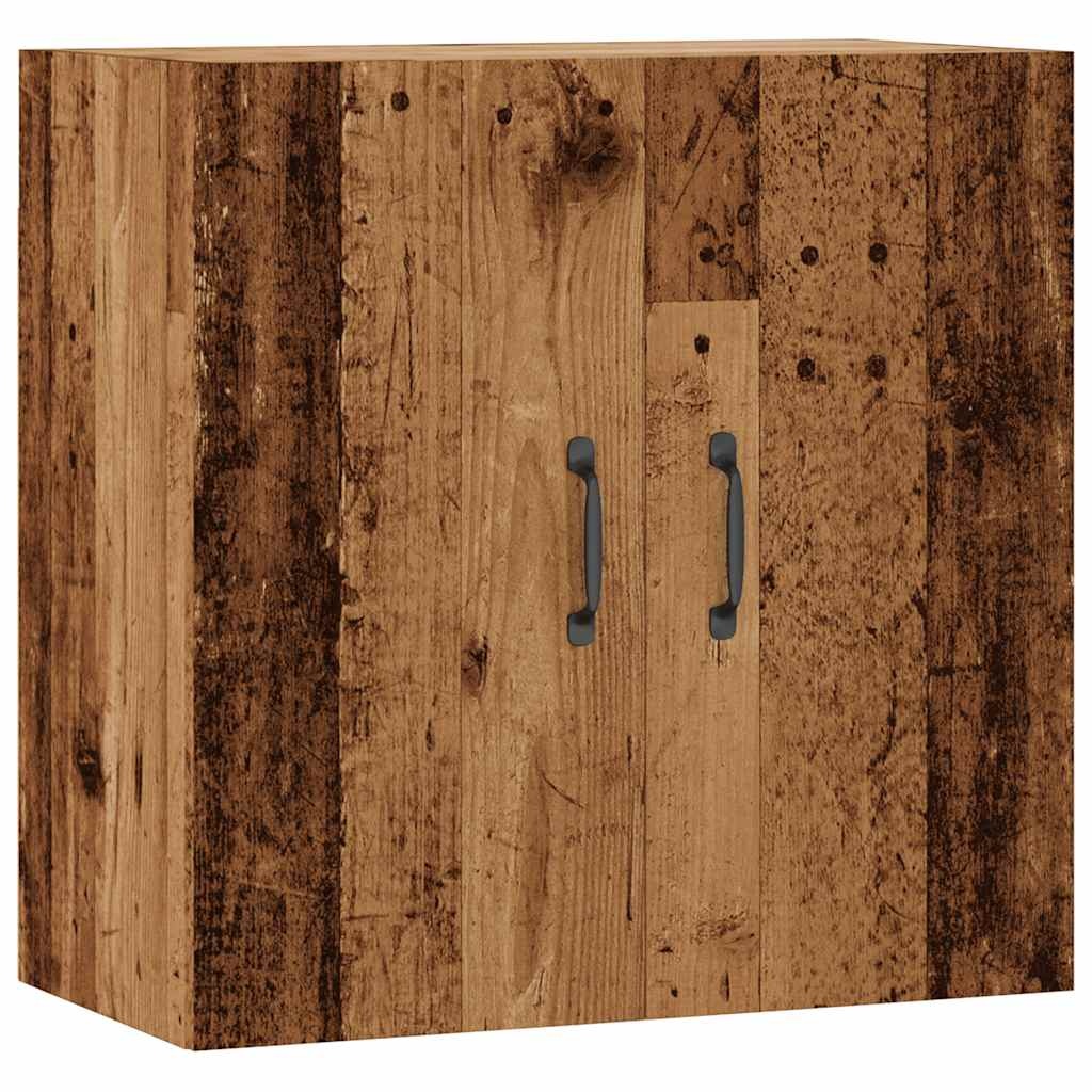 VidaXL Wandkast 60x31x60 cm bewerkt hout oud houtkleurig