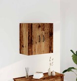 VidaXL Wandkast 60x31x60 cm bewerkt hout oud houtkleurig