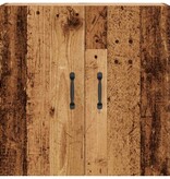 VidaXL Wandkast 60x31x60 cm bewerkt hout oud houtkleurig