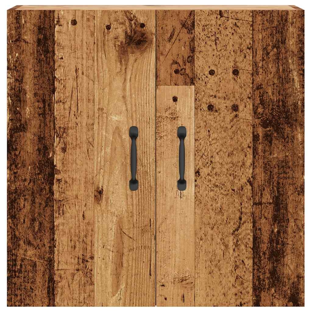 VidaXL Wandkast 60x31x60 cm bewerkt hout oud houtkleurig