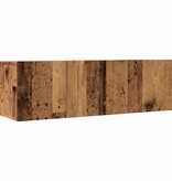 VidaXL Tv-meubels 2 st wandgemonteerd 100x30x30 cm oud houtkleurig