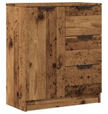 VidaXL Dressoir 60x30x70 cm bewerkt hout oud houtkleurig