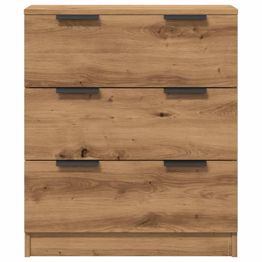 VidaXL Dressoir 60x30x70 cm bewerkt hout artisan eikenkleurig