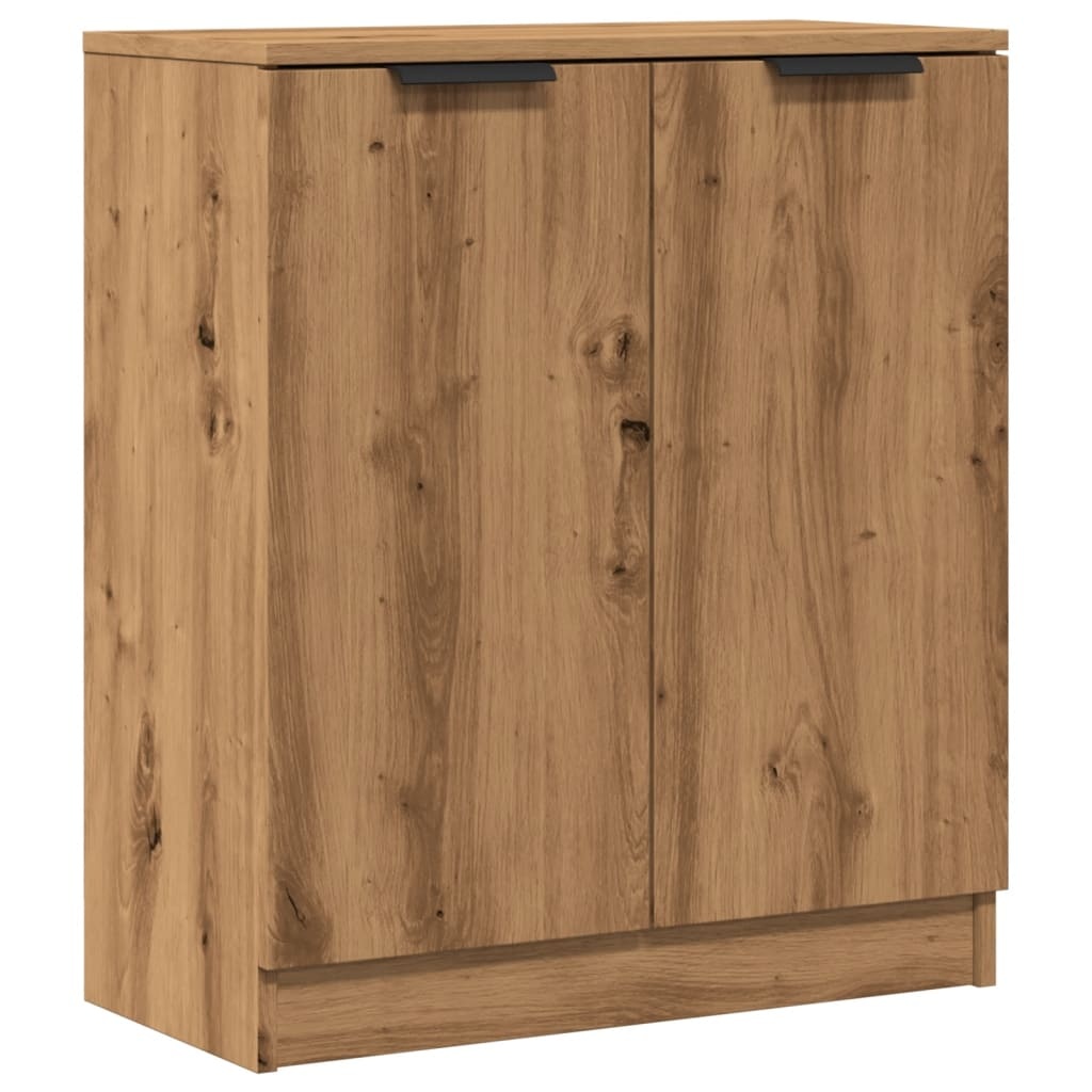 VidaXL Dressoir 60x30x70 cm bewerkt hout artisanaal eikenkleurig