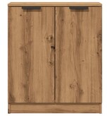 VidaXL Dressoir 60x30x70 cm bewerkt hout artisanaal eikenkleurig