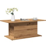 VidaXL Salontafel 102x55,5x40 cm bewerkt hout artisanaal eikenkleur