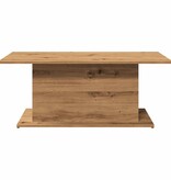 VidaXL Salontafel 102x55,5x40 cm bewerkt hout artisanaal eikenkleur