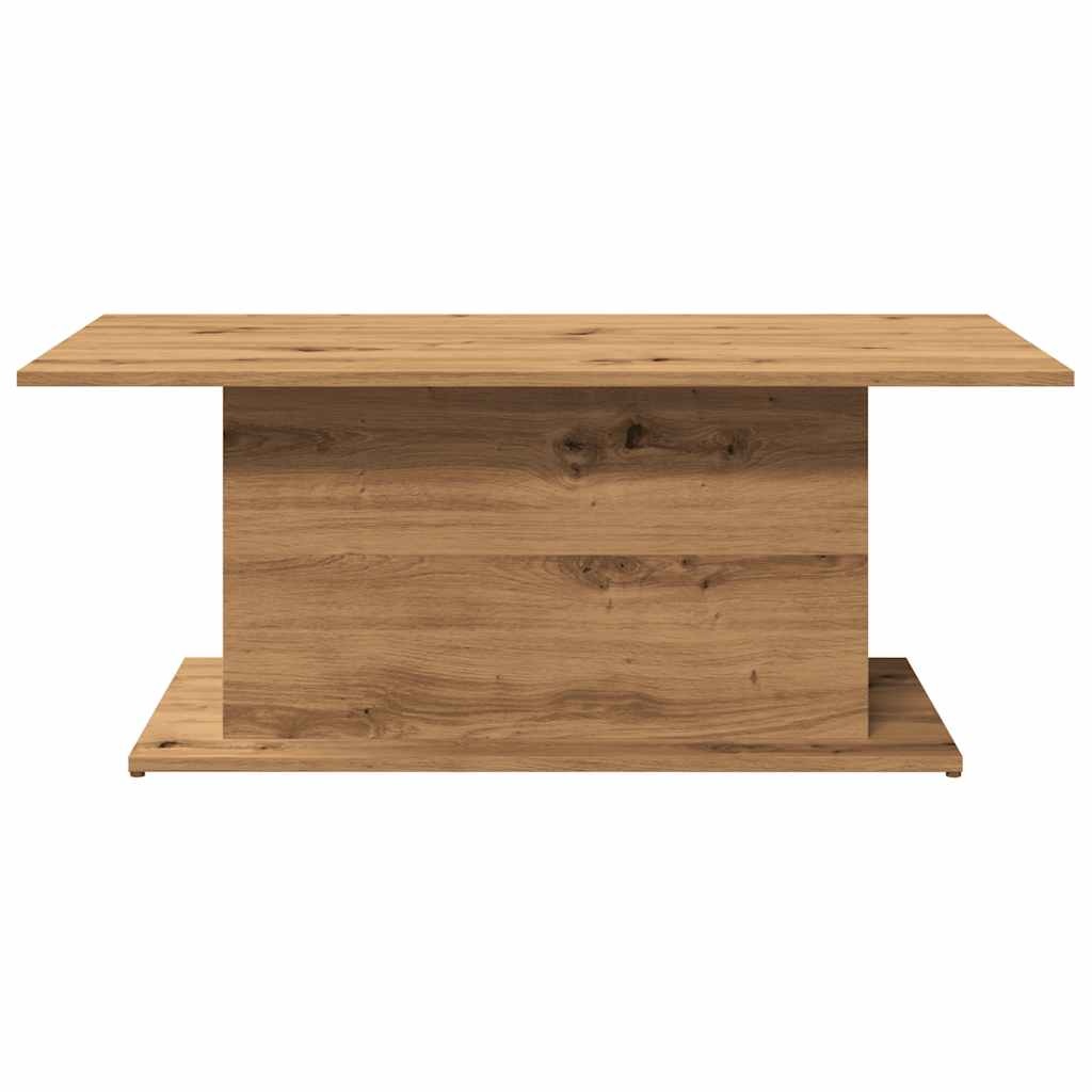 VidaXL Salontafel 102x55,5x40 cm bewerkt hout artisanaal eikenkleur