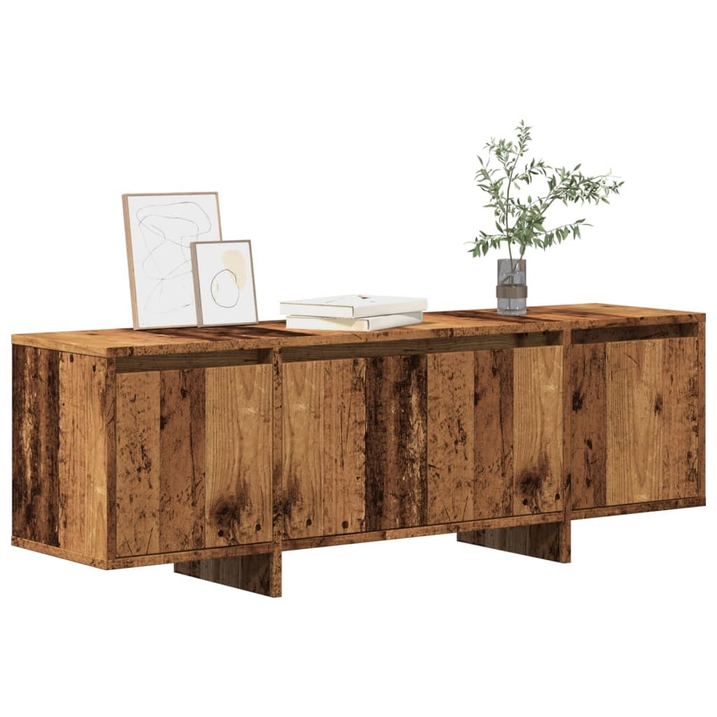 VidaXL Tv-meubel 120x30x40,5 cm bewerkt hout oud houtkleurig