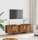 VidaXL Tv-meubel 120x30x40,5 cm bewerkt hout oud houtkleurig