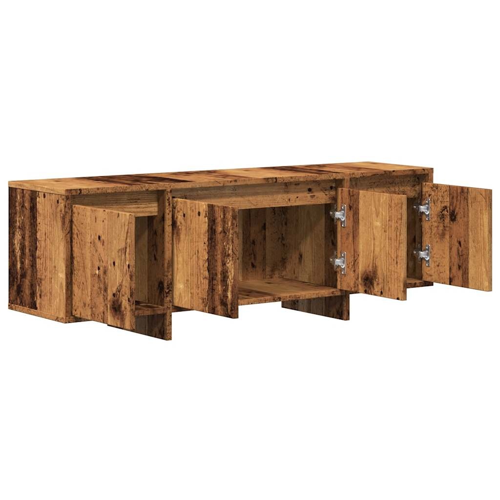 VidaXL Tv-meubel 120x30x40,5 cm bewerkt hout oud houtkleurig