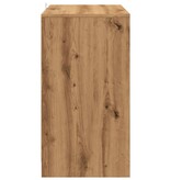 VidaXL Dressoir 70x41x75 cm bewerkt hout artisanaal eikenkleur