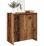 VidaXL Dressoir 70x41x75 cm bewerkt hout oud houtkleurig