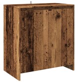 VidaXL Dressoir 70x41x75 cm bewerkt hout oud houtkleurig