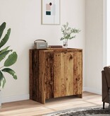 VidaXL Dressoir 70x41x75 cm bewerkt hout oud houtkleurig