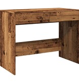 VidaXL Bureau 101x50x76,5 cm bewerkt hout oud houtkleurig