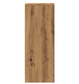 VidaXL Schoenenkast 32x35x92 cm bewerkt hout artisanaal eikenkleur