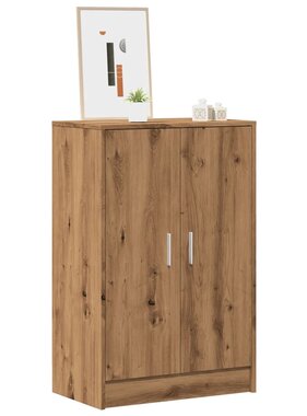 VidaXL Schoenenkast 60x35x92 cm bewerkt hout artisanaal eikenkleur