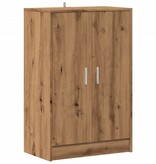 VidaXL Schoenenkast 60x35x92 cm bewerkt hout artisanaal eikenkleur