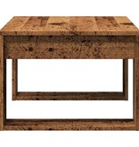 VidaXL Bijzettafel 50x50x35 cm bewerkt hout oud houtkleurig