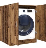 VidaXL Wasmachinekast 70,5x71,5x91,5 cm oud houtkleurig