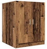 VidaXL Wasmachinekast 70,5x71,5x91,5 cm oud houtkleurig