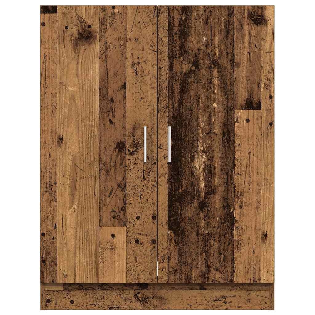 VidaXL Wasmachinekast 70,5x71,5x91,5 cm oud houtkleurig