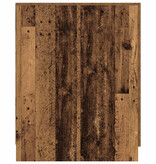 VidaXL Wasmachinekast 70,5x71,5x91,5 cm oud houtkleurig