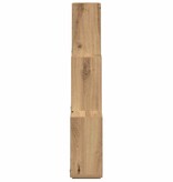 VidaXL Wandschap kubus 78x15x93 cm bewerkt hout artisanaal eikenkleur