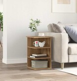 VidaXL Dressoir 35x35x55 cm bewerkt hout artisanaal eikenkleur