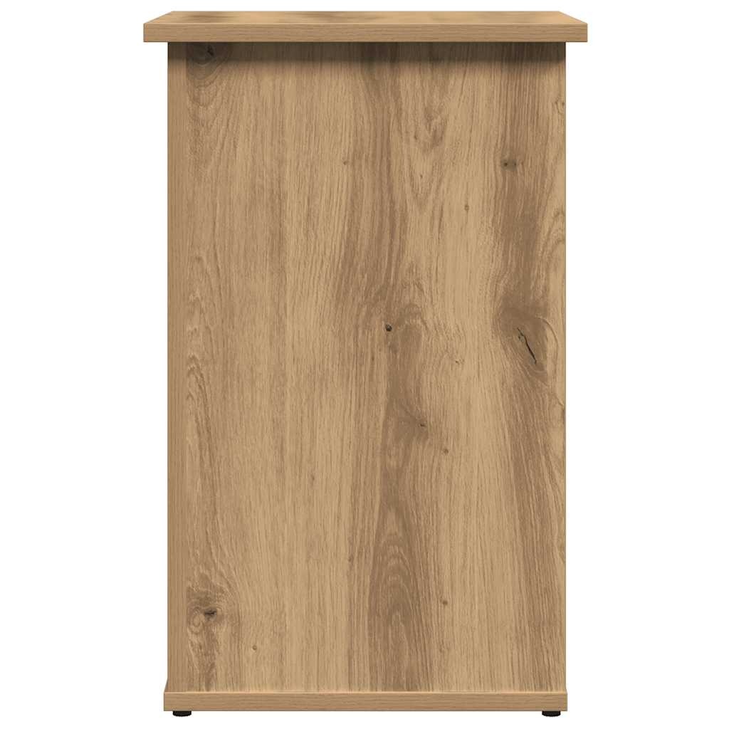VidaXL Dressoir 35x35x55 cm bewerkt hout artisanaal eikenkleur