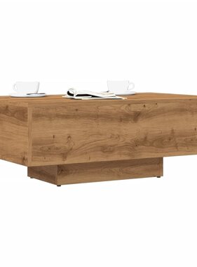 VidaXL Salontafel 85x55x31 cm bewerkt hout artisanaal eikenkleurig