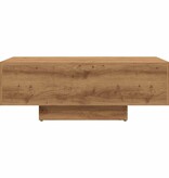 VidaXL Salontafel 85x55x31 cm bewerkt hout artisanaal eikenkleurig