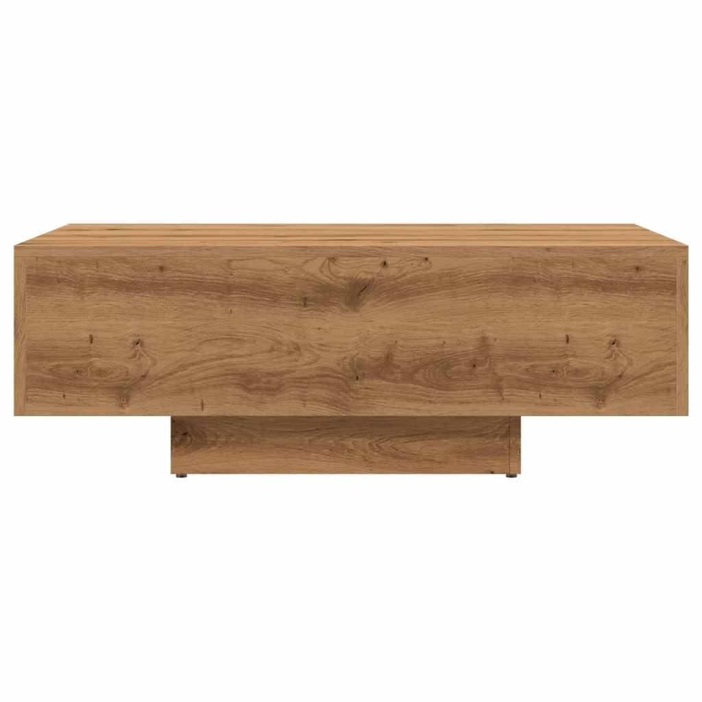 VidaXL Salontafel 85x55x31 cm bewerkt hout artisanaal eikenkleurig