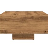 VidaXL Salontafel 85x55x31 cm bewerkt hout artisanaal eikenkleurig