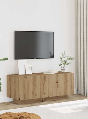VidaXL Tv-meubel 100x35x40 cm bewerkt hout artisanaal eikenkleurig