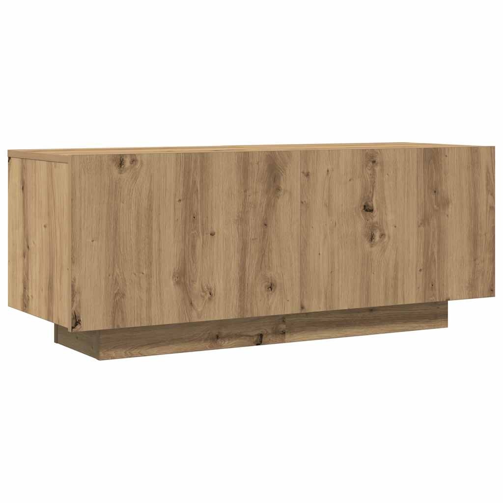 VidaXL Tv-meubel 100x35x40 cm bewerkt hout artisanaal eikenkleurig