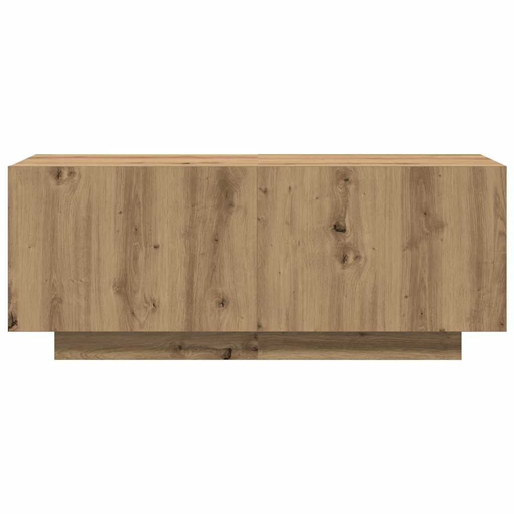 VidaXL Tv-meubel 100x35x40 cm bewerkt hout artisanaal eikenkleurig