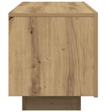VidaXL Tv-meubel 100x35x40 cm bewerkt hout artisanaal eikenkleurig