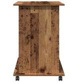 VidaXL Computerbureau 80x50x75 cm bewerkt hout oud houtkleurig