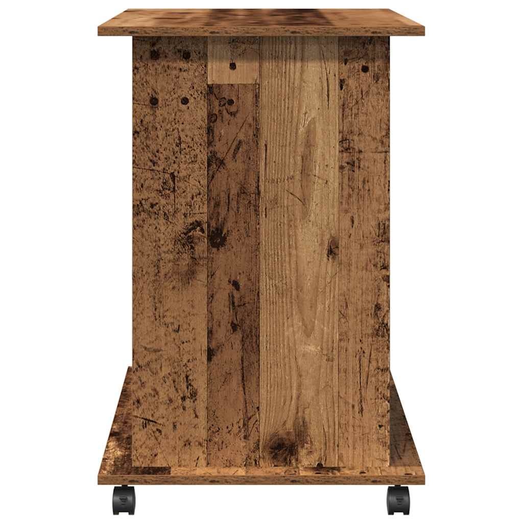 VidaXL Computerbureau 80x50x75 cm bewerkt hout oud houtkleurig