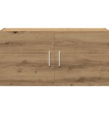 VidaXL Wandkast 80x39x40 cm bewerkt hout artisanaal eikenkleurig