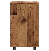 VidaXL Bijzettafel 70x35x55 cm bewerkt hout oud houtkleurig