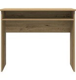 VidaXL Bureau 90x50x74 cm bewerkt hout artisanaal eikenkleur