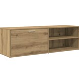 VidaXL Tv-meubel 120x34x37 cm bewerkt hout artisanaal eikenkleur