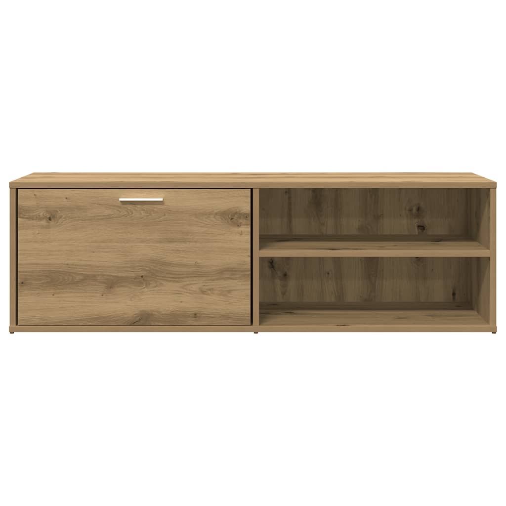 VidaXL Tv-meubel 120x34x37 cm bewerkt hout artisanaal eikenkleur